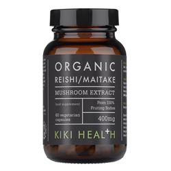 KIKI Health Org Maitake & Reishi Extract blend 60 Vegicaps