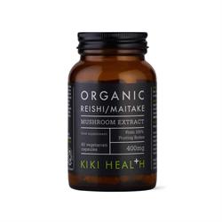 KIKI Health Org Maitake & Reishi Extract blend 60 Vegicaps