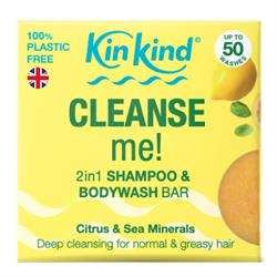 KinKind KinKind CLEANSE me! 2 in 1 Shampoo & BodyWash Bar 50g