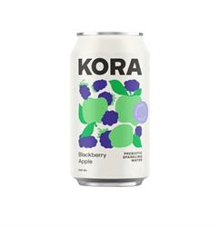 KORA Sparkling Probiotic & Prebiotic Blackberry Apple Drink 330ml