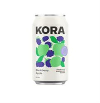 KORA Sparkling Probiotic & Prebiotic Blackberry Apple Drink 330ml