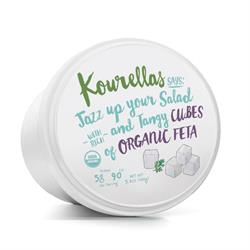 Kourellas Organic Greek Feta PDO Cheese Cubes 150g