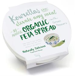 Kourellas Kourellas Organic Feta Spread with Green Peppers 150g