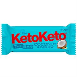 KetoKeto Coconut & Cashew Keto Bar 50g