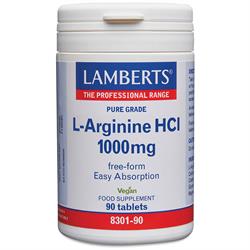 Lamberts L-Arginine HCl 1000mg 90 tablet