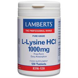 Lamberts L-Lysine 1000mg 120 tablet