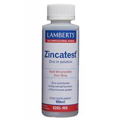 Lamberts Zincatest (Liquid zinc status test) 100ml