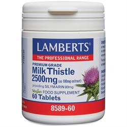 Lamberts Milk Thistle 2500mg 60 tablet