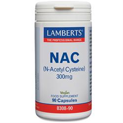 Lamberts NAC (N-Acetyl Cysteine) 300mg 90 capsule