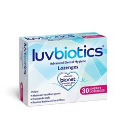 Luvbiotics Probiotic Dental Lozenges Cherry Flavour - 30 Tablets