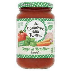 Le Conserve Della Nonna Organic Gluten Free Tomato & Basil Sauce 350g