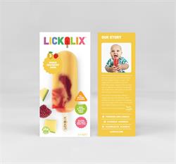 Lickalix Mango & Raspberry Ice Lolly 3x75g