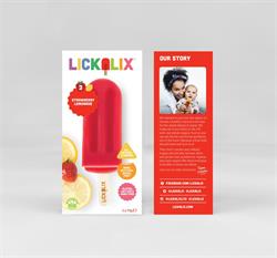 Lickalix Strawberry & Lemonade Ice Lolly 3x75g