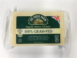 Lye Cross Farm 100% Grass Fed Organic Cheddar 350g