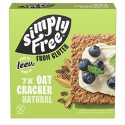 LEEV Bio Simply Free Oatcrackers Natural 100g