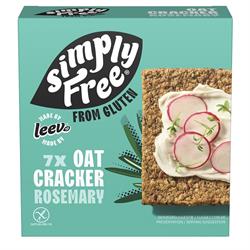 LEEV Bio Simply Free Oatcrackers Rosemary 100g