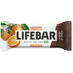 Life Food LifeFood Organic Lifebar InChoco Orange RAW 40 g