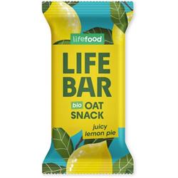 Life Food LifeFood Organic Lifebar Oat Snack Juicy Lemon Pie 40 g