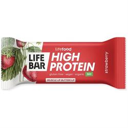 Life Food LifeFood Organic Lifebar Protein Strawberry 40 g