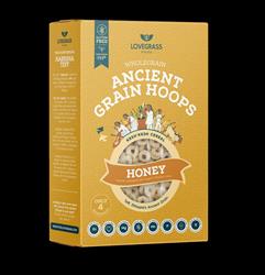 Lovegrass Ethiopia Wholegrain Ancient Grain Honey Hoops - 350g