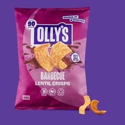 Ollys BBQ Lentil Crisps 80g