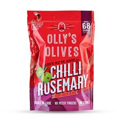 Ollys The Bandit Chili & Rosemary Green Olives 50g
