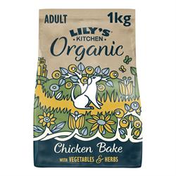 Lilys Kitchen Organic Chicken with Vegetables Bake for Dogs 1kg