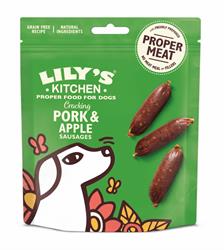 Lilys Kitchen Cracking Pork & Apple Sausages Dog Treats 70g