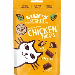 Lilys Kitchen Chicken Pillow Treats for Cats 60g