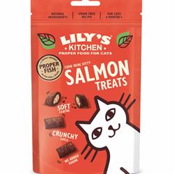 Lilys Kitchen Salmon Pillow Treats for Cats 60g