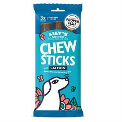 Lilys Kitchen Dog Chew Sticks with Salmon Sweet Potato Spinach & Dill 120g