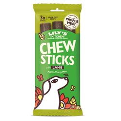 Lilys Kitchen Dog Chew Sticks With Lamb Apples Peas & Mint 120g