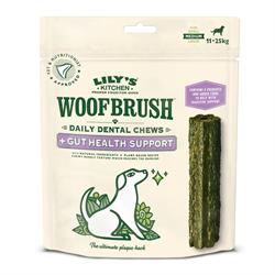 Lilys Kitchen Woofbrush Gut Health Dental Chew Medium Multipack 7x28g