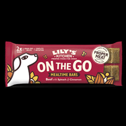 Lilys Kitchen Beef On the Go Bars for Dogs 2pk 40g