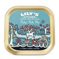 Lilys Kitchen Fishy Fish Pie Tray 150g