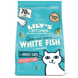 Lilys Kitchen White Fish & Salmon Dry Cat Food 2kg