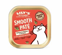 Lilys Kitchen Lily's Kitchen Cat Pate Salmon and Chicken with Prawns 85g