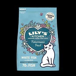 Lilys Kitchen Fabulous Fish Dry Food for Cats 800g