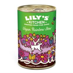 Lilys Kitchen Vegan Rainbow Stew Dog Complete Wet Food 400g