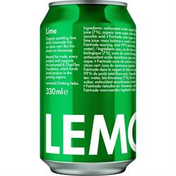 Lemonaid Lemonaid Lime - Organic Sparkling Soft Drink - 330ml