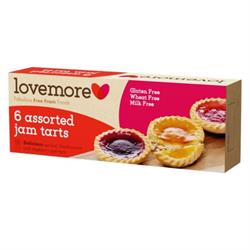 Lovemore Foods Lovemore Wheat Gluten & Milk Free 6 Assorted Jam Tarts 190g
