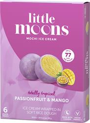 Little Moons Tropical Passionfruit & Mango Mochi Ice Creams 6 pack 192g