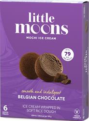 Little Moons Vegan Belgian Chocolate Mochi Ice Creams 6 pack 192g