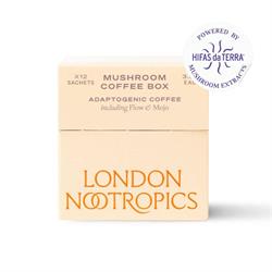 London Nootropics Lion's Mane mushroom & Cordyceps mushroom Coffee Blends 12 Sachets