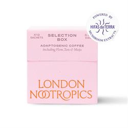 London Nootropics Selection Box of Adaptogenic Coffee Blends 12 Sachets