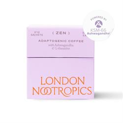 London Nootropics Adaptogenic Coffee with Ashwagandha and L-Theanine 12 Sachets