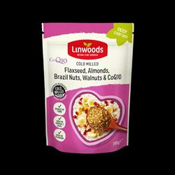 Linwoods Linwoods Milled Flaxseed Almonds Brazil Nuts Walnuts & Q10 200g