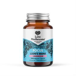 Love Mushrooms Love Mushrooms FOCUS - Lions Mane & Magnesium 30 Capsules
