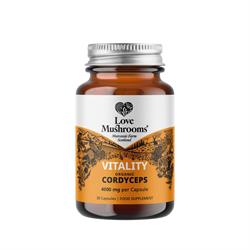 Love Mushrooms Love Mushrooms Organic Cordyceps 4000mg 30 Capsules