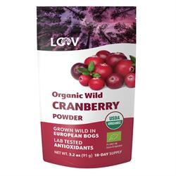 Loov Organic Wild Cranberry Freeze-Dried Powder 91g